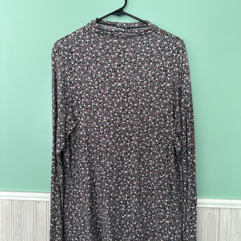 H&M Floral Long Sleeve Blouse